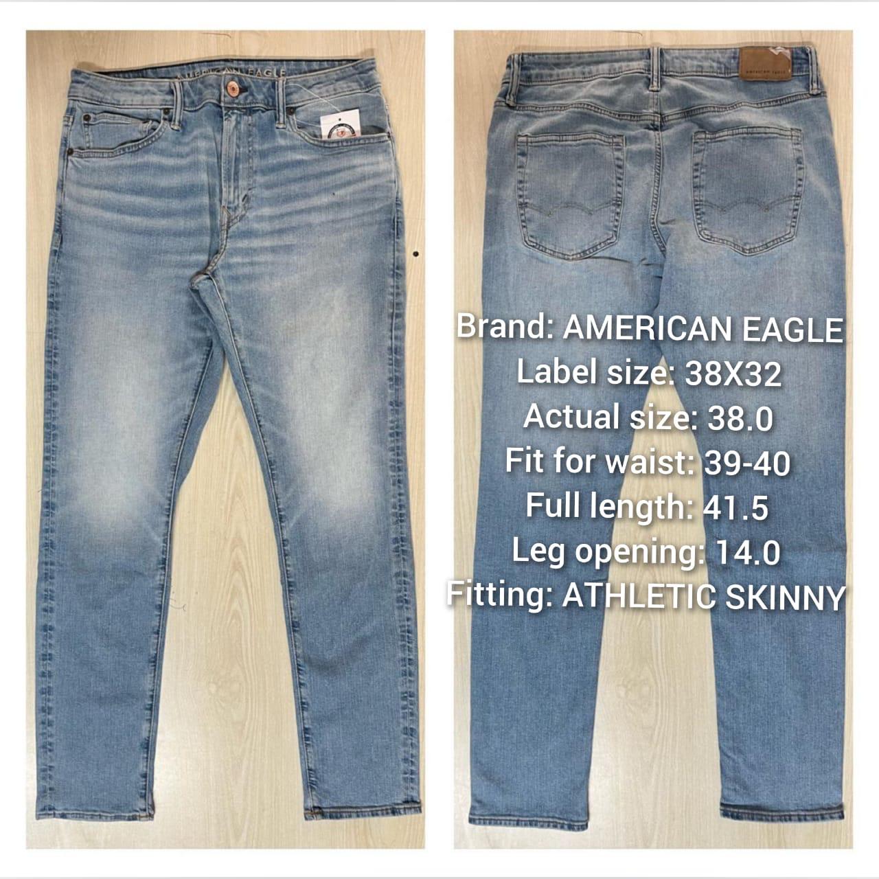 38 waist (1008) regular fit DENIIM pant|AMERICAN EAGLE | 100% original export authentic (Copy) (Copy) (Copy) (Copy)